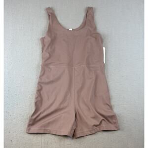 Yogalicious Lux Core Endurance Womens Sz XL Romper Antler Nude DY5333